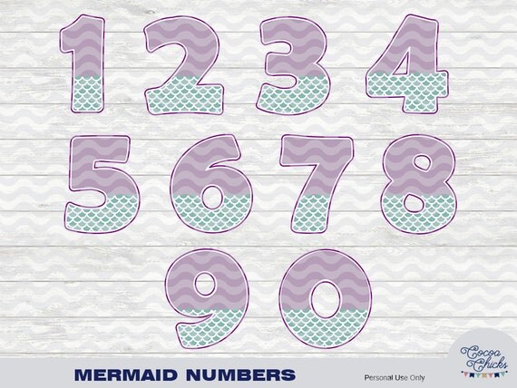 Free Free 318 Mermaid Numbers Svg SVG PNG EPS DXF File