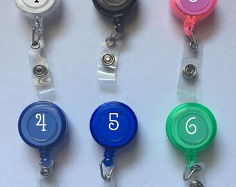 Monogrammed Badge Reel- Personalized Badge Reel- Custom Badge Reel- Monogrammed Name Badge Holder- Monogram Badge Reel- Badge Reel- Custom-