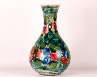 Vintage Vase - Vintage Noe Suro Vase - Vase - Vintage Flower Pattern Vase - Flower Pattern Vase -
