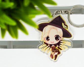 overwatch mercy keychain