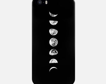 iPhone Case Moon Cycle, Black Phone Case, iPhone 7 Case, iPhone 6 Case Space, iPhone 6s Case, iPhone 5s Case, iPhone 4 Case, Phone Cover