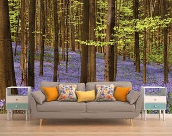 Forest Wall Mural, Forest Wallpaper, Forest, Tree Wall Mural, Tree Wallpaper, Nature Wall Mural, Nature Wallpaper, Forest Wall Covering