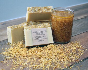 Handmade Calendul-Ahh Body Soap | Calendula Soap | Moisturizing Soap | Healing | Gentle Soap