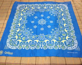 Caribbean Resort Vintage Paisley Bandana Vintage Bandana Paisley