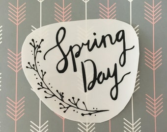 bts spring day sticker