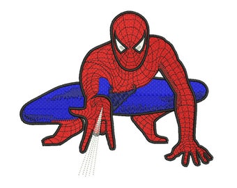 Spiderman Embroidery Design - 4 SIZES