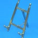 Art Display Easels, Decorative Brass or Nickel Plated, 5 Inches High