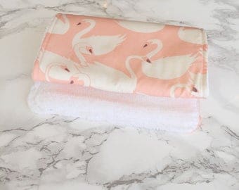 Burp cloths, baby girl, baby girl gift, baby burp cloth, burp rags, baby girl burp cloth, pink burp cloth, baby accessories