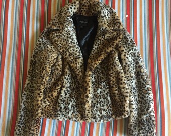 Leopard print jacket | Etsy