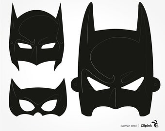 Batman svg, Batman clipart, Batman cowl, silhouette, digital download – svg, eps, png, dxf. Graphic design Die Cut Print Mug Shirt Decal.