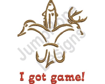 Hunting Fishing Adventures - Machine Embroidery Design