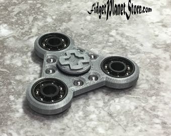 Fidget spinner, Fidget toy, EDC Spinner, Stress Reliever, Anxiety Toy, ADHD Toy, Autism Toy, Fidget Gadget 4 Deep with Bad Boy Bling!