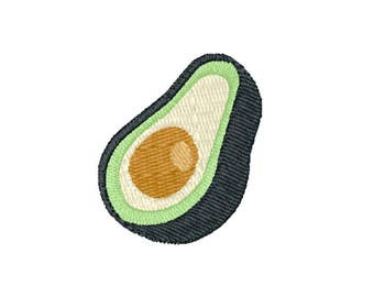 Avocado Machine Embroidery Design – Instant Download (PES, DST, and MORE)