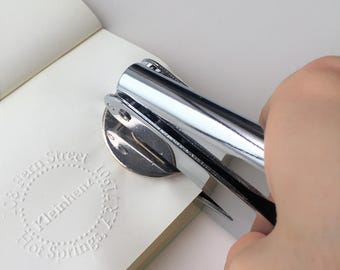 Persoanlized Logo Embosser Stamp, Custom Embossing Stamp, Embossing Seal, Wedding Invitations, wedding