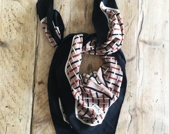 YSL Vintage Silk Hand rolled Scarf