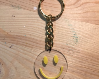 Smiley Happy Face Keychain
