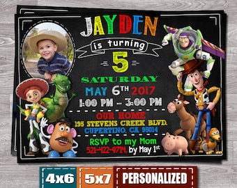 Toy Story Invitation, Toy Story Invite, Toy Story Birthday, Toy Story Party, Toy Story Birthday Invitation, Toy Story Birthday Invite