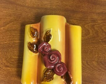 Flower wall pocket/vase