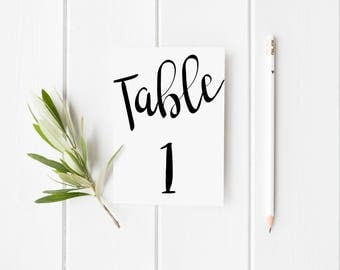 Table numbers 1-30, Table numbers pdf, 4x6 table numbers, Numbers printable pdf, Table numbers print