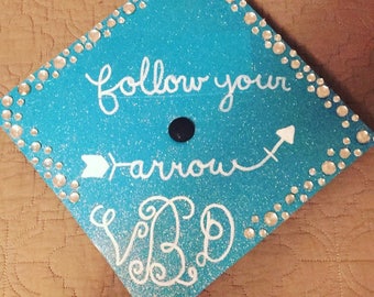 Graduation Cap Monogram DIY Iron On