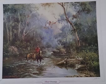 Darcy Doyle limited edition print River Crossing.