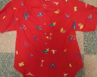 Southwest/Western Women's Button Up