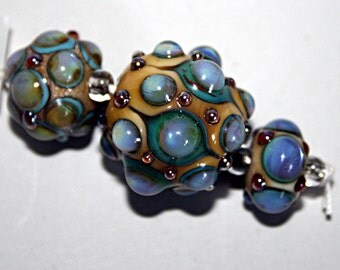 Lampwork Art Beads by Jeanniesbeads #1696