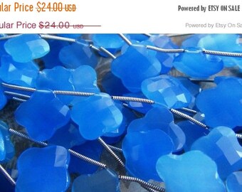 SALE Carved Chalcedony briolette- 15-16mm, 6 matched pairs