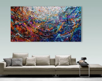 XXL Palette Knife Painting, Modern Painting, Art, LARGE Painting, Wall decor, Wall Art, Canvas Art, Acrylic painting, Art by Catalin