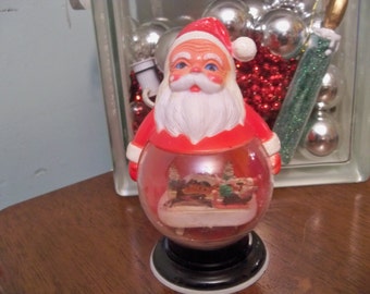 WOW jolly antique santa globe Kurt s Adler inc