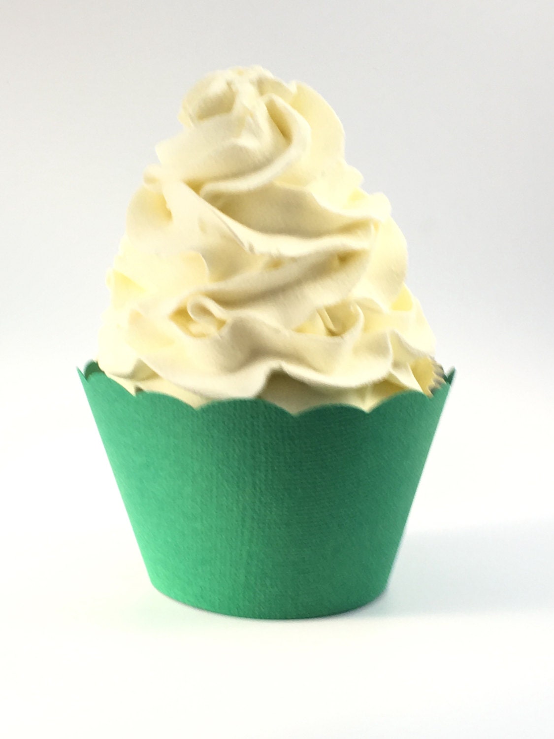 Green Cupcake Wrappers Dark Green Emerald Green standard