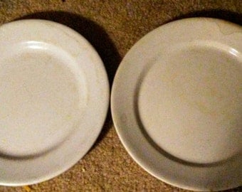 Antique Ironstone Plates- Tunstall & Royalstone