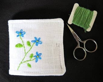 Embroidered Needle Book