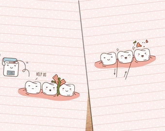 A Tooth's Tale - A5 Stationery - 12, 24 or 48 sheets