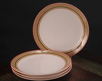 iittala Origo Orange Dinner Plates, Set of 4