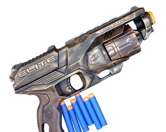 Steampunk TOY gun Nerf Elite Disruptor soft dart toy Cyber gothis cospla Vampire Zombie Man Wholesale price