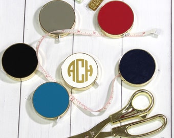 Monogram Tape Measure - Personalized Measuring Tape - Ruler - Teacher - Sewing - Monogram Gift - Decorator - Gift for Mom