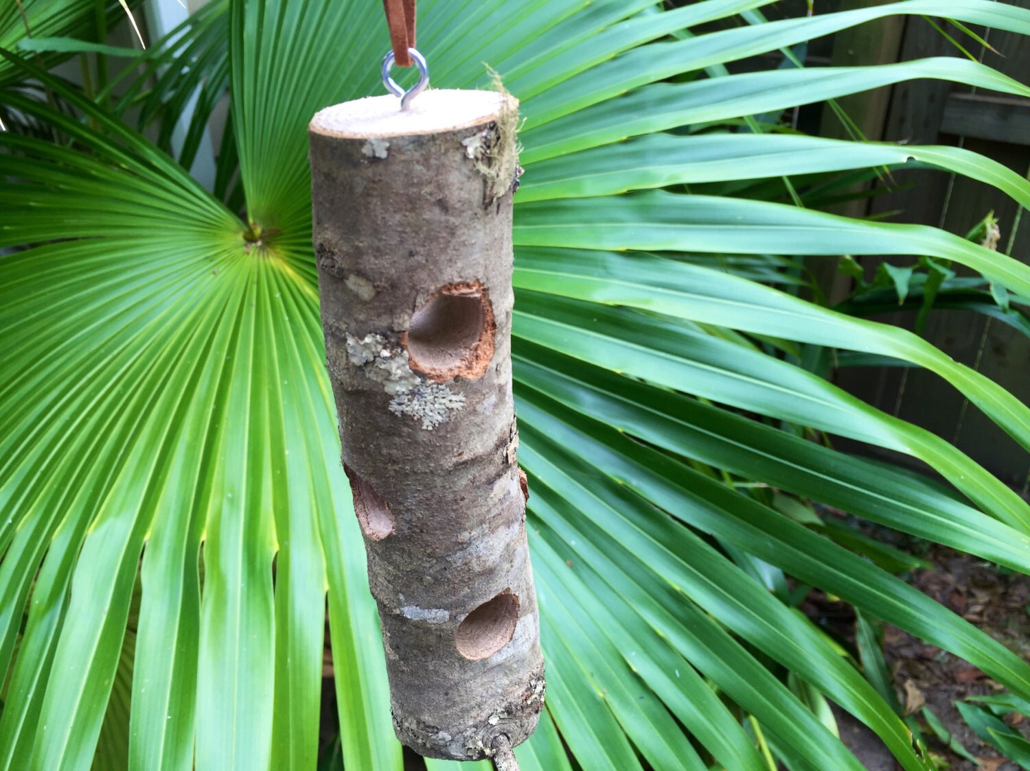 Log Bird Feeder Sale Peanut Butter And Suet Bird Feeder