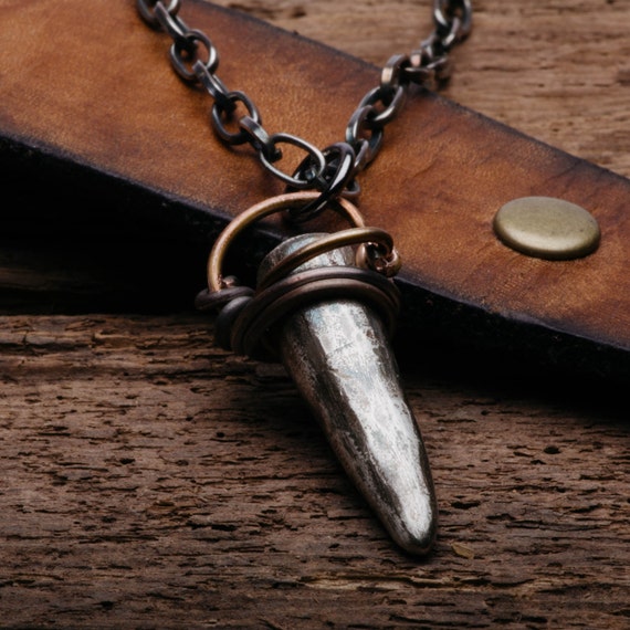 Horn of Plenty Amulet Rugged Sterling Silver Necklace by Trijoux