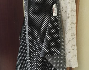 Breastfeeding nursing cover like hooter hider cool cotton black dots
