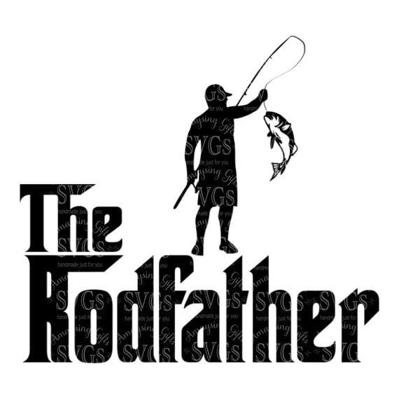 Download SVG The Rodfather Fishing Tshirt Design Mens Tshirt