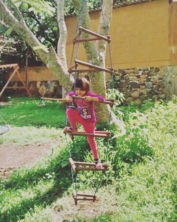 Wiwiurka Wooden Climber / Monkey bars kit assembled by