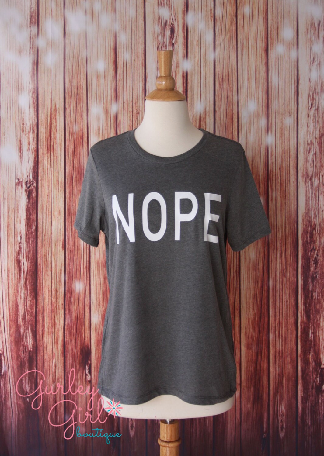 Funny Graphic Tees- Nope