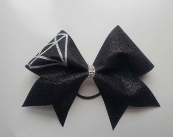 Diamond Cheer bow with sequin