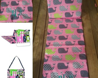 Monogram Lounge Chair/Monogram Beach Chair/ Beach Tote Lounge Chair/ Beach Tote/ Monogram Beach Towel/Monogram Beach Mat