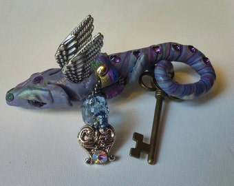 Steampunk Dragon Brooch