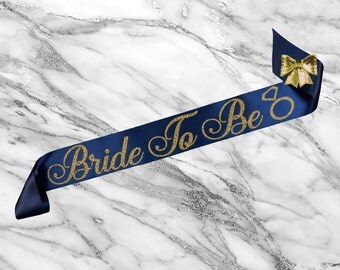 Bride To Be Sash – Bachelorette Sash – Custom Bridal Sash - Bridal Sash - Satin Bride Sash