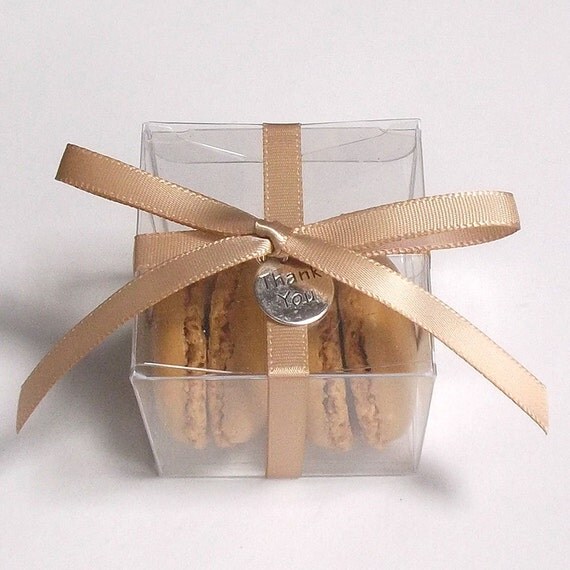 Macaron Favor BoxesWedding Favor Boxes, Macaron Favor Box, Clear ...