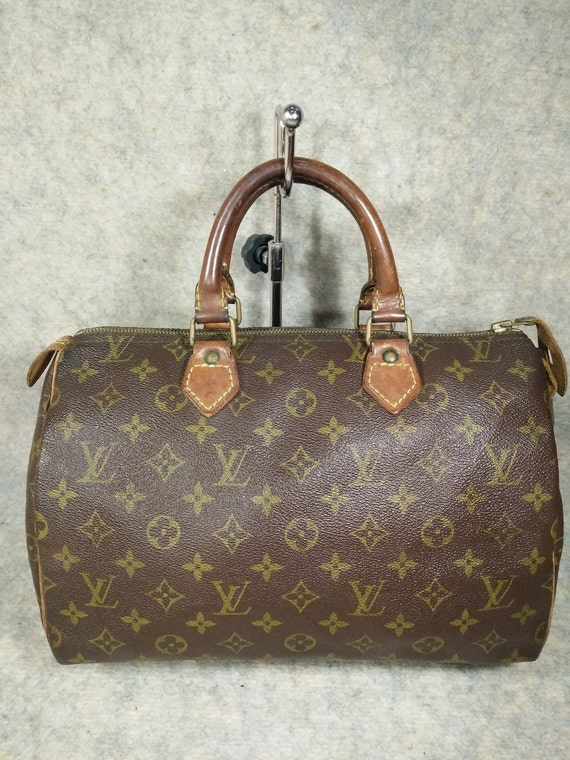 Louis Vuitton Vintage Handbag Speedy 30 Monogram Canvas Before