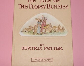 Beatrix Potter Collectible The Tale of the Flopsy Bunnies c. 1950's